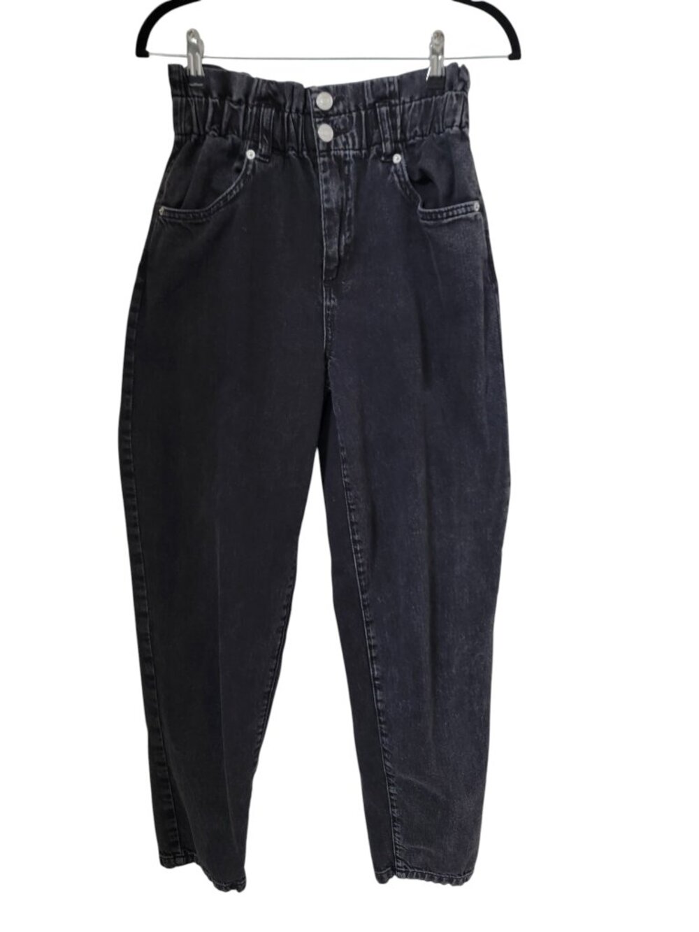 Garage Denim Size 3/26 Washed Black '80s Mom Jeans